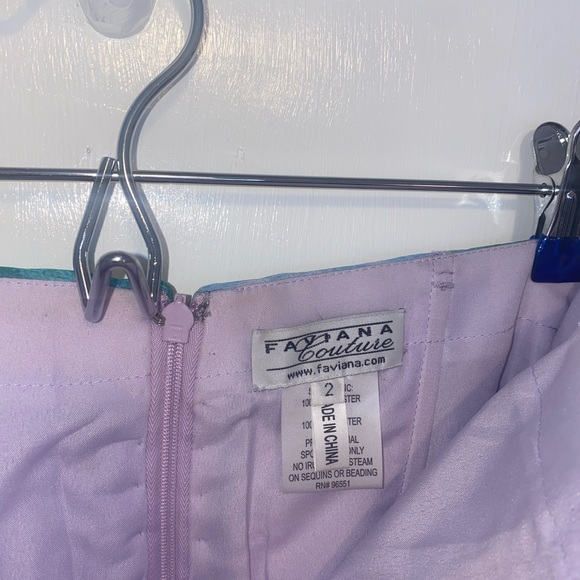 Faviana Couture Prom Dress Size 2 - Picture 4 of 4